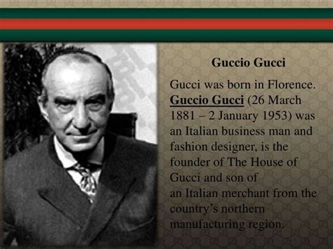 spreekbeurt over gucci|who invented Gucci.